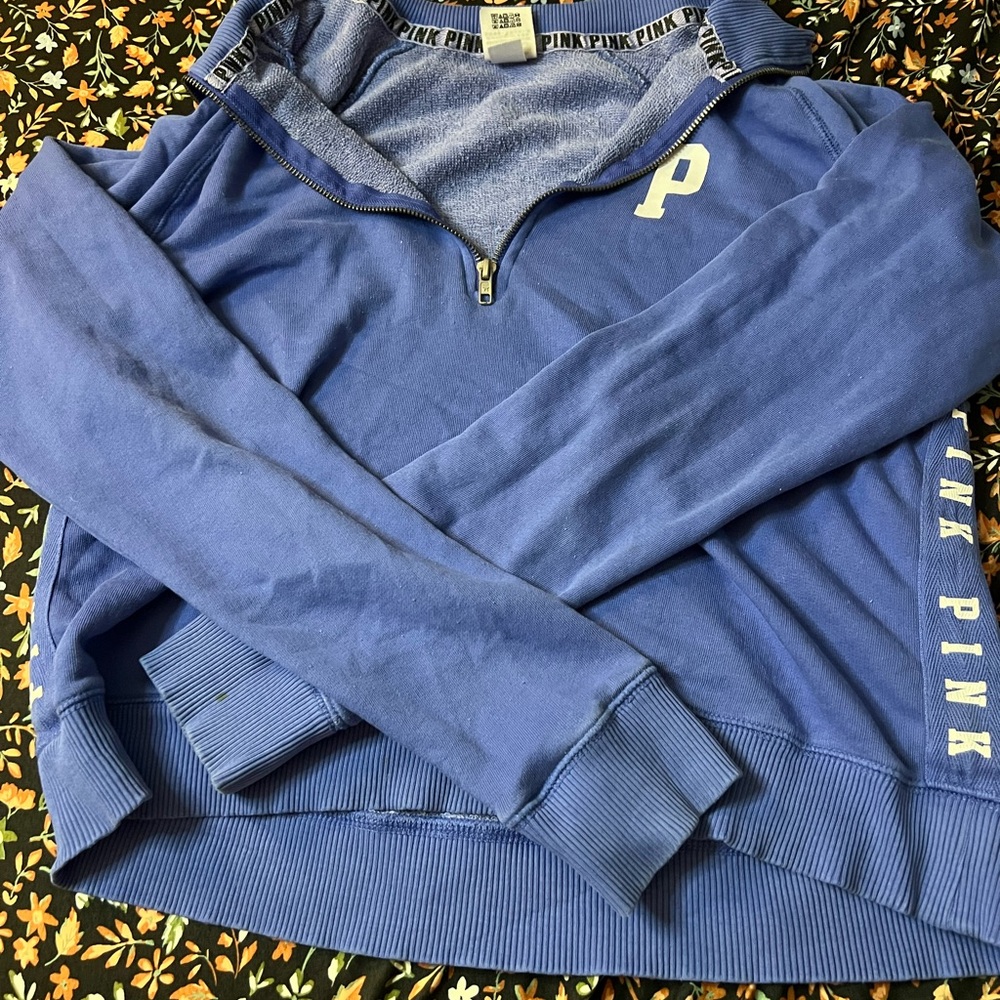 Pink cropped sweatshirt